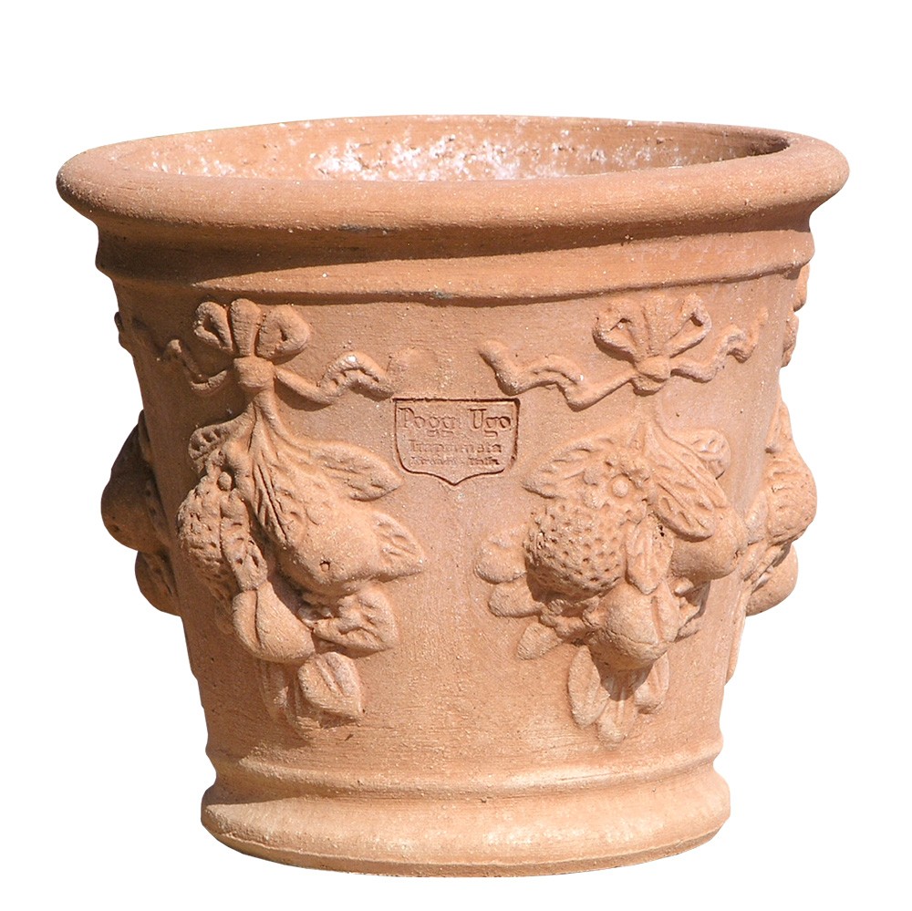 Small pot with fruit - Poggi Ugo - Terracotta Impruneta